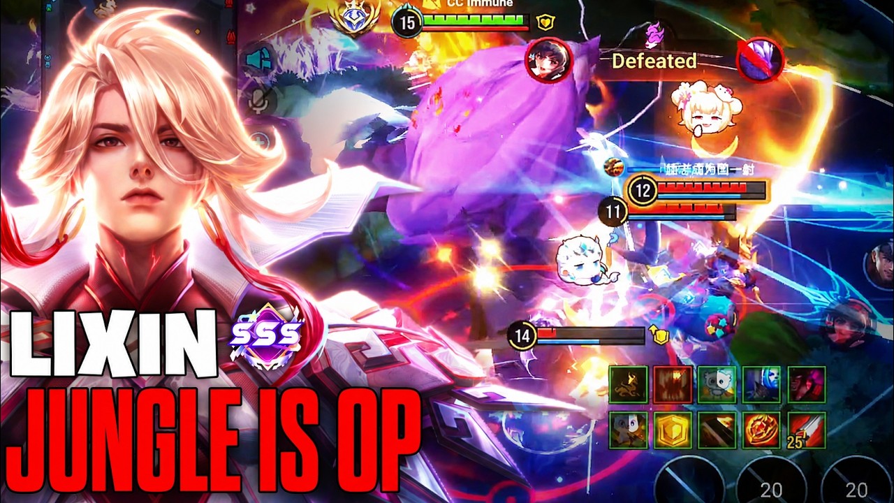 THIS IS WHY LI XIN JUNGLE IS BROKEN AND WHY YOU SHOULD PLAY IT TOO! | Top 1 Global Li Xin Build background