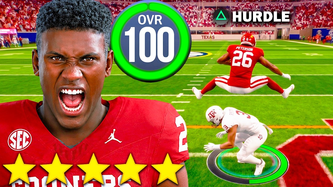 5 Star RB Breaks EVERY Record! College Football 27 Road To Glory background
