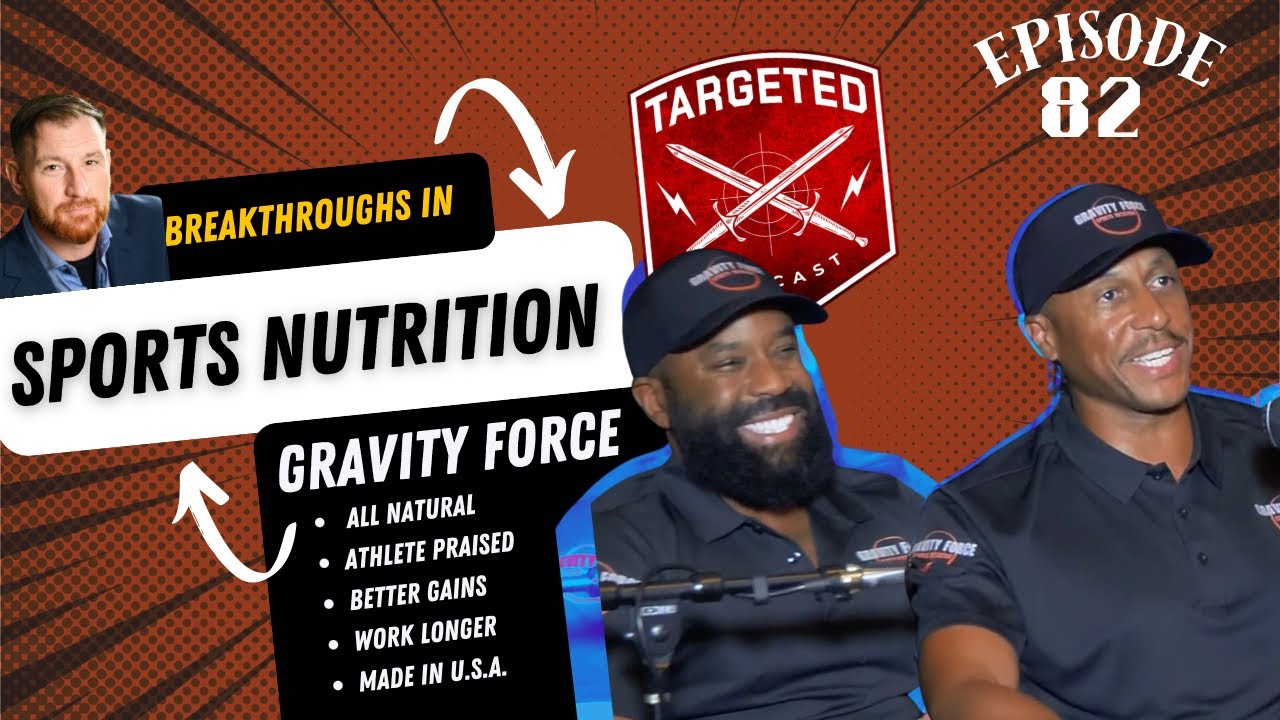 Cameron Evans / Nate Mitchell / Gravity Force Sports Nutrition + THE mindset of American greatness background