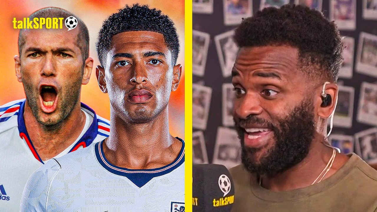 Darren Bent COMPARES Jude Bellingham to Zinedine Zidane after World Cup BRACE for England! background