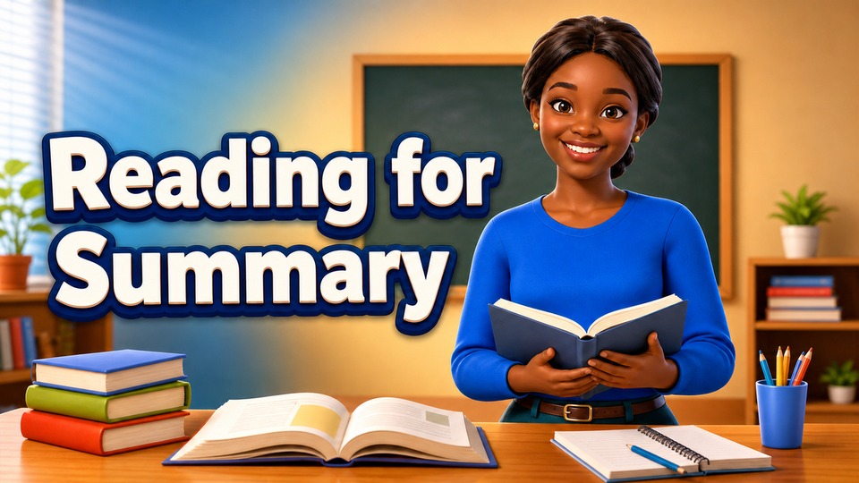 Reading for Summary background