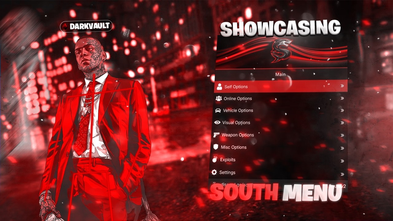 SOUTH MENU V2 | The MOST OVERPOWERED FiveM Cheat Menu in 2026 😈🔥 | Short Showcase background