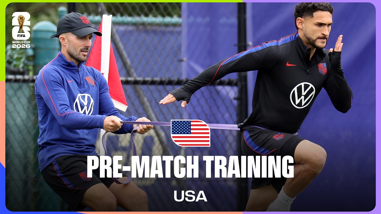 USA Train Before Belgium | FIFA World Cup 2026™ background