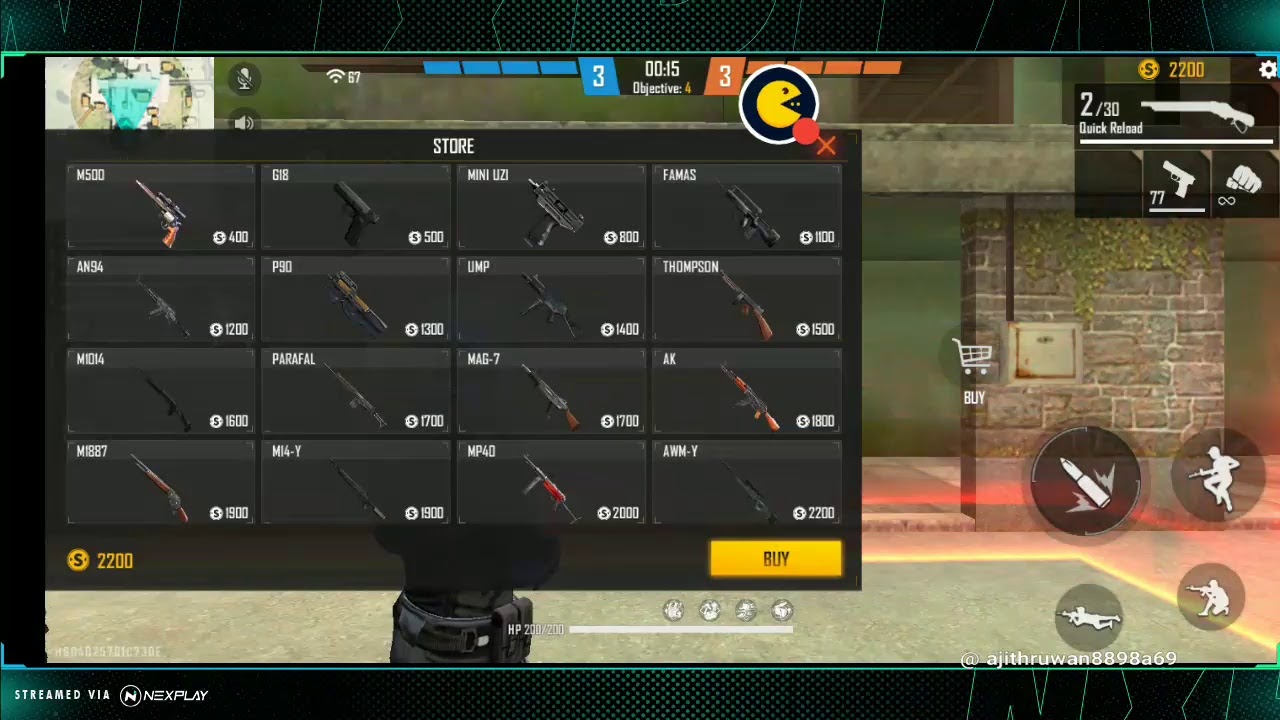 Let's play: Free Fire background