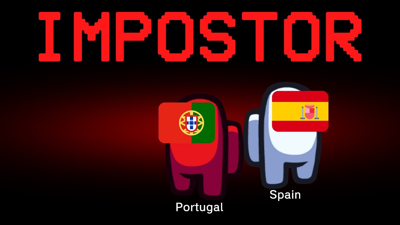Among Us but Portugal vs Spain are the Impostors background