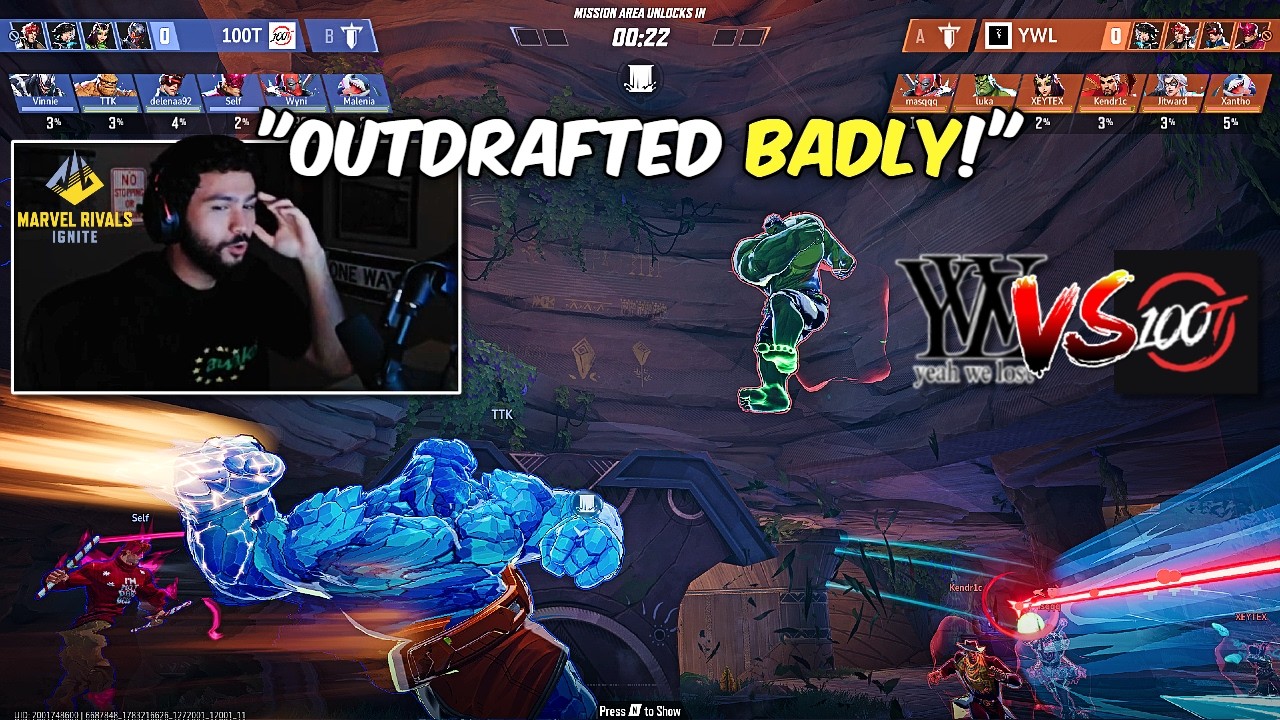 iRemiix's Masterclass Bans Against Full Dive Team | 100T vs YWL | MRI S1 2026 Playoffs background