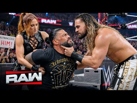 FULL MATCH - Roman Reigns vs Seth Rollins & Becky Lynch: 2-on-1 WAR! (WWE SummerSlam 2026) background