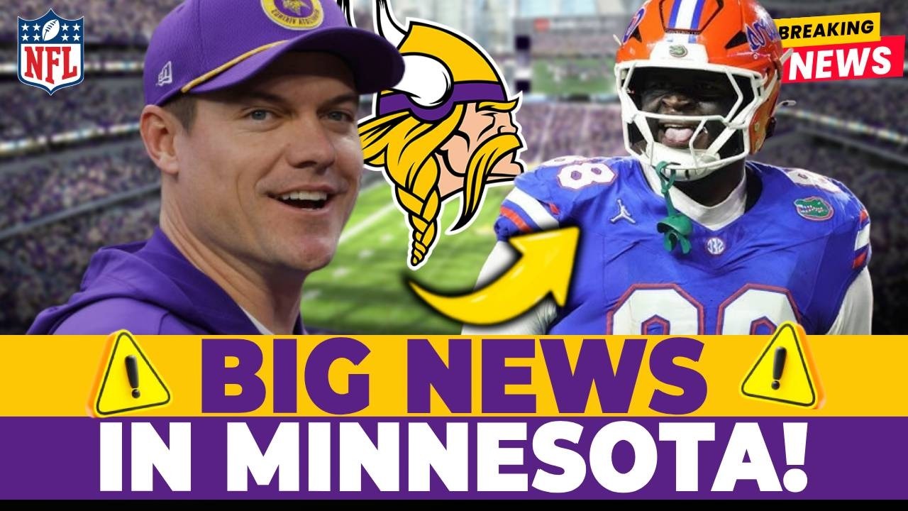 🟣BREAKING NEWS! Vikings Defense Might Have A Monster! Minnesota Vikings News Today NFL 2026 background