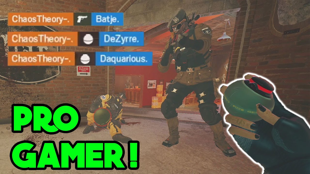 PRO Impact Trick - Rainbow Six Siege Gameplay backdrop