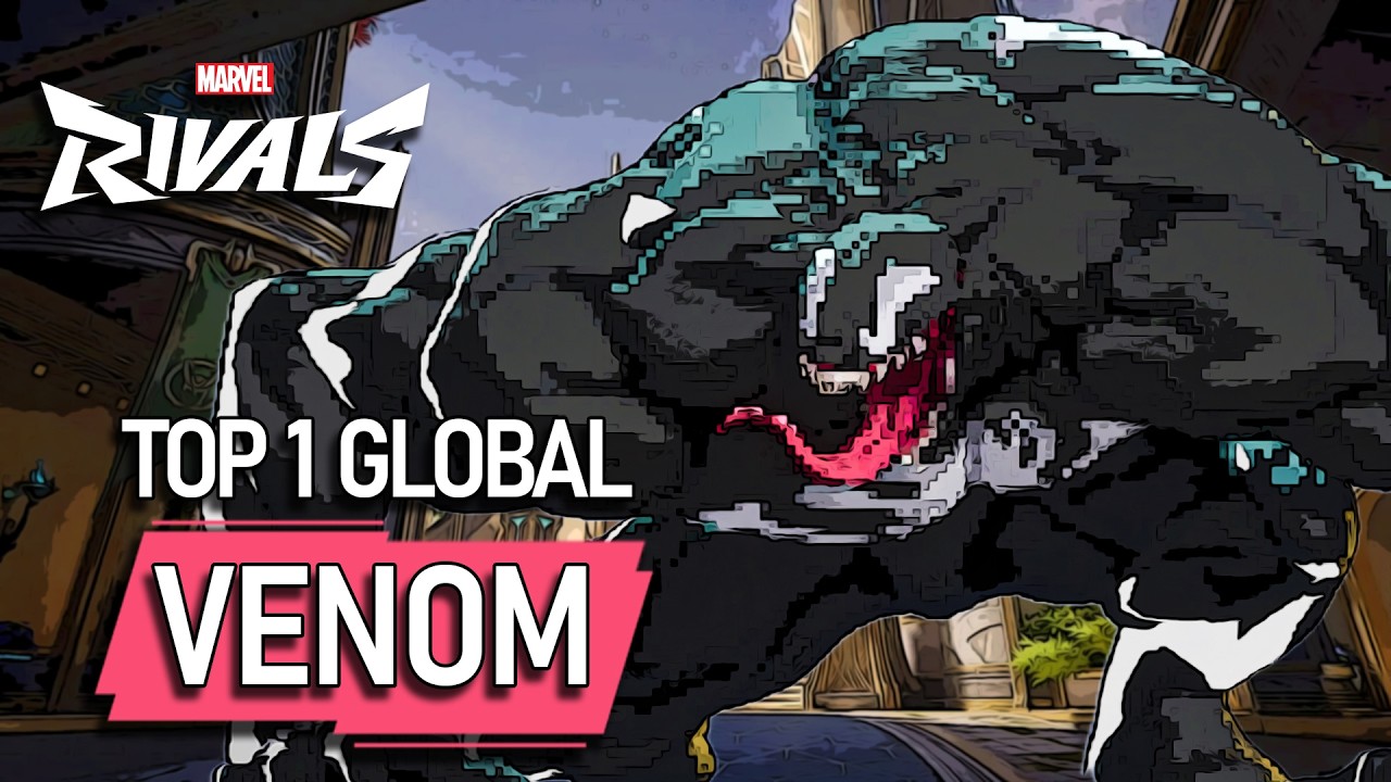 TOP #1 GLOBAL VENOM ! leaff aim - MARVEL RIVALS PRO background