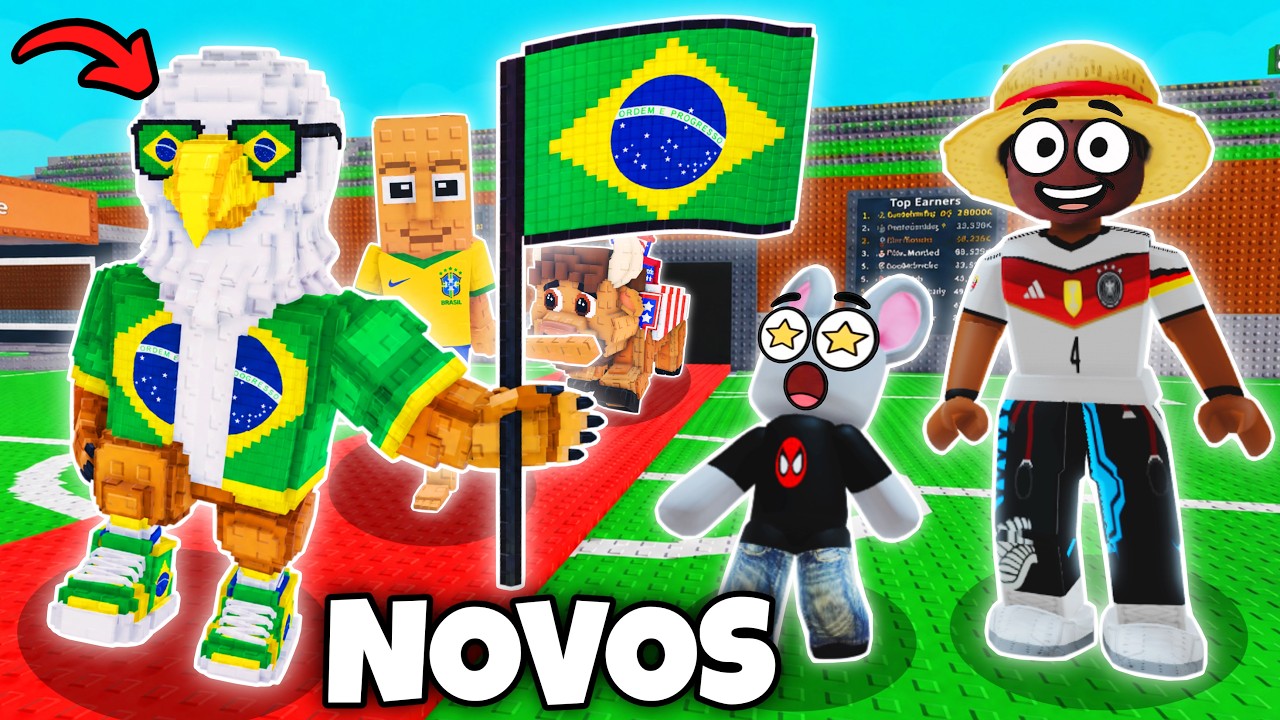⚽️ NOVO EVENTO DE FUTEBOL e NOVOS BRAINROTS RAROS NO ROUBE UM BRAINROT! background