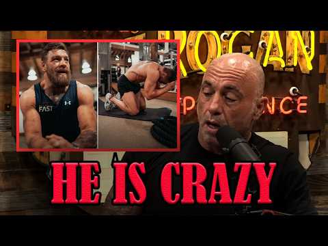 Joe Rogan REACTS to McGregor’s SCARY New Training Footage! | UFC 329 background