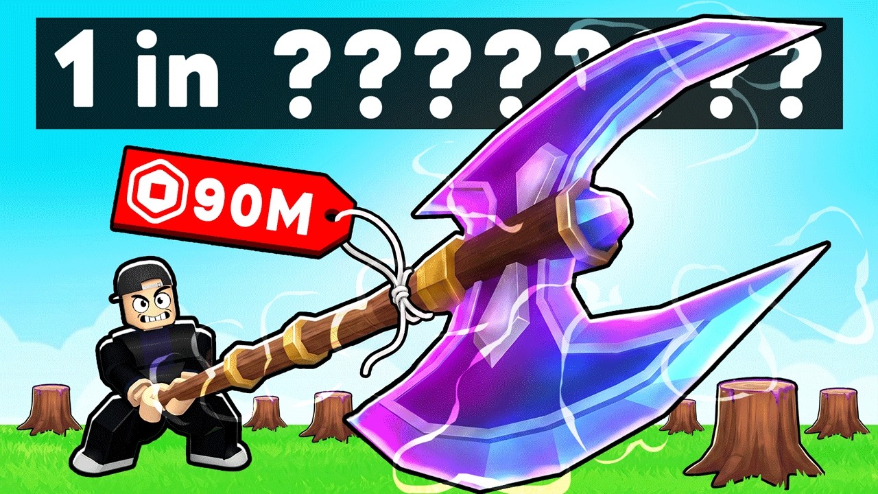 I Got a 0.0001% AXE in Roblox AXE RNG background