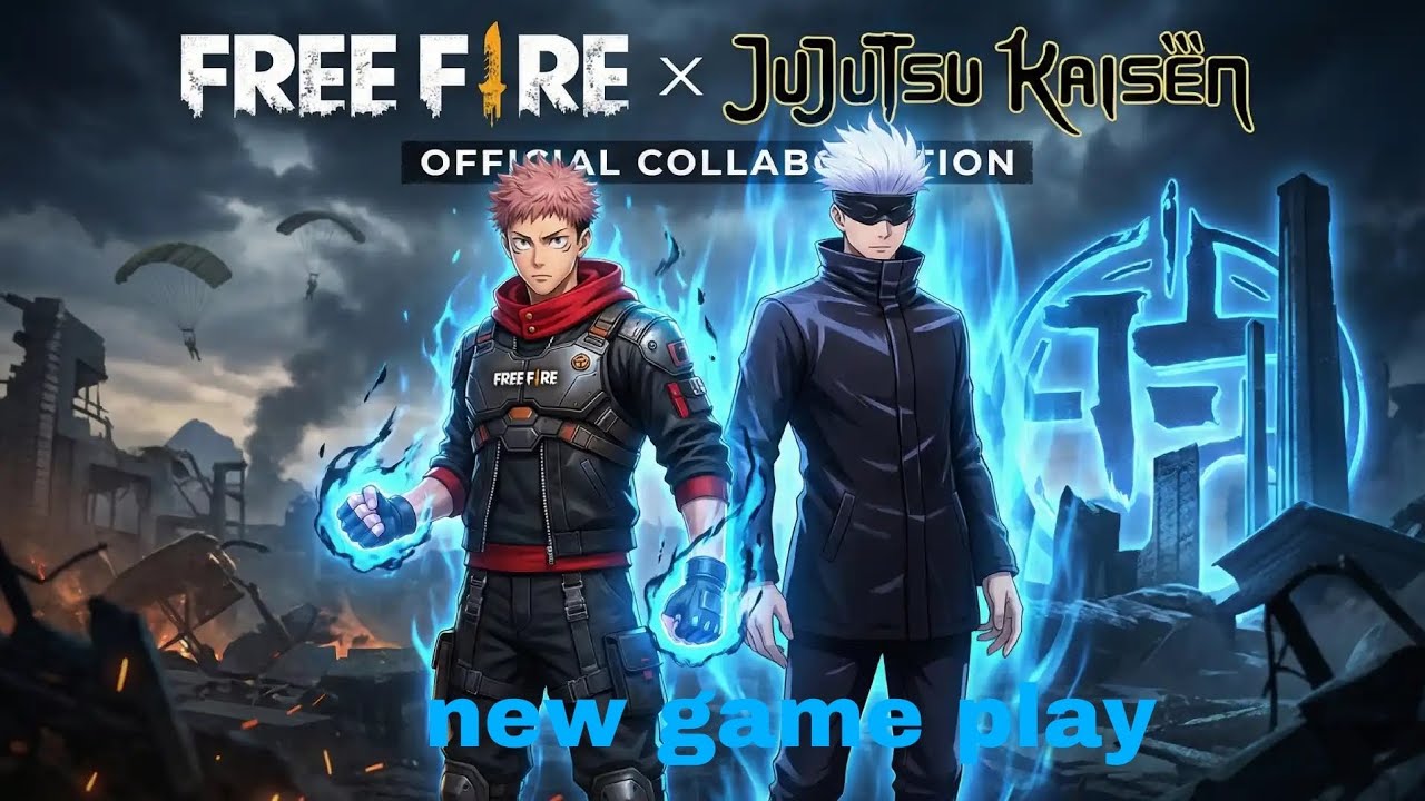 free fire x jujutsu kaisen collab \ new game play\ yogesh gamerz/ background