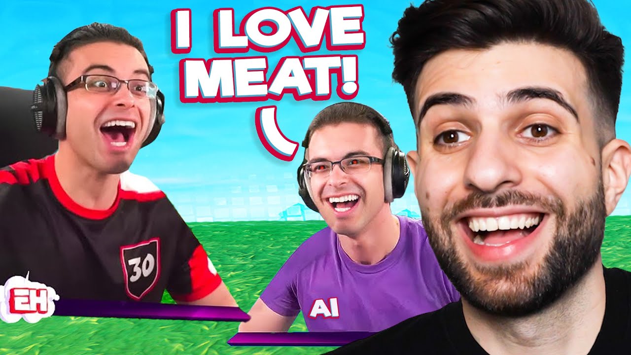 I TROLLED Nick Eh 30 with AI Nick Eh 30! backdrop