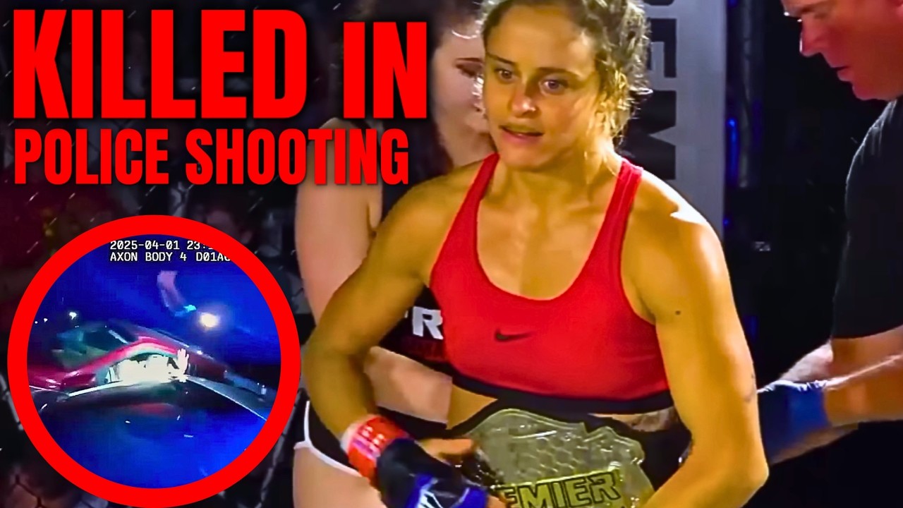 Police Officer Had no Choice...MMA Fighter Kelsey Hildal Shot while Armed with a Pistol | MMA News background