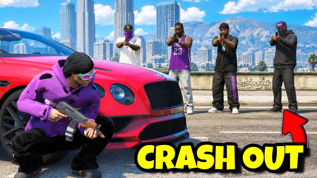 He CRASHED OUT over a RULE BREAK in GTA 5 RP background