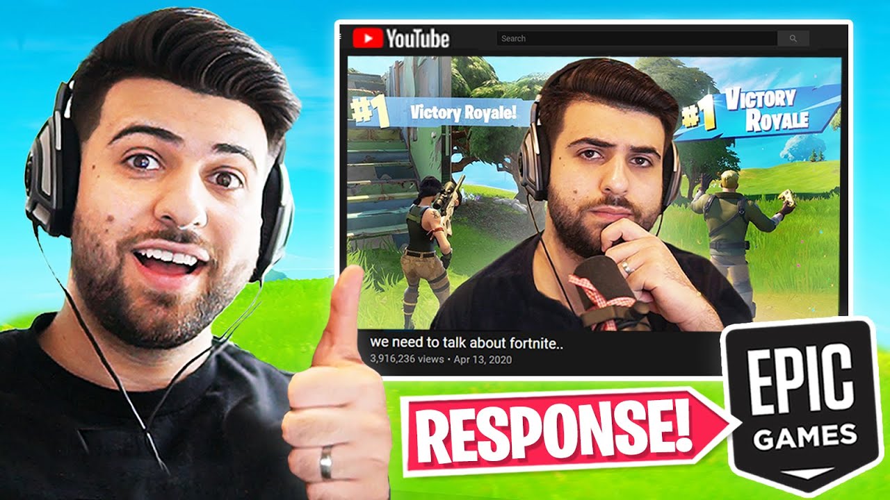 Fortnite has RESPONDED to my video!