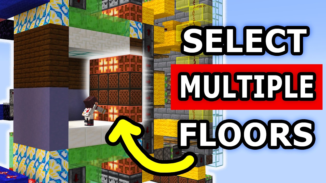 I Finally Solved the Biggest Minecraft Elevator Problem background