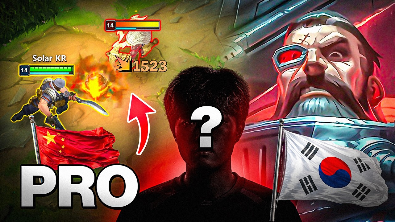 I SOLO KILLED A CHINESE PRO IN KOREAN CHALLENGER background