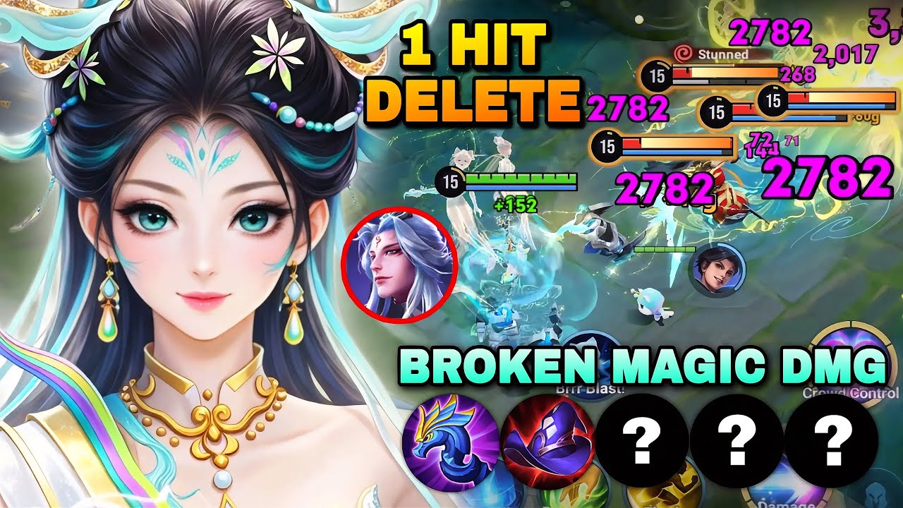 TOP 1 DAJI WITH MING 1 HIT DELETE COMBO IN MID LANE WITH THIS BROKEN MAGIC DAMAGE! | HONOR OF KINGS background
