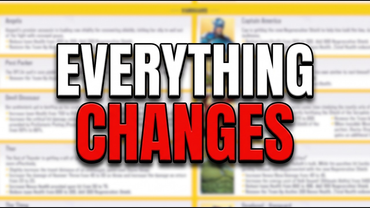 MARVEL RIVALS SEASON 9.0 BALANCE CHANGES ARE CRAZY background