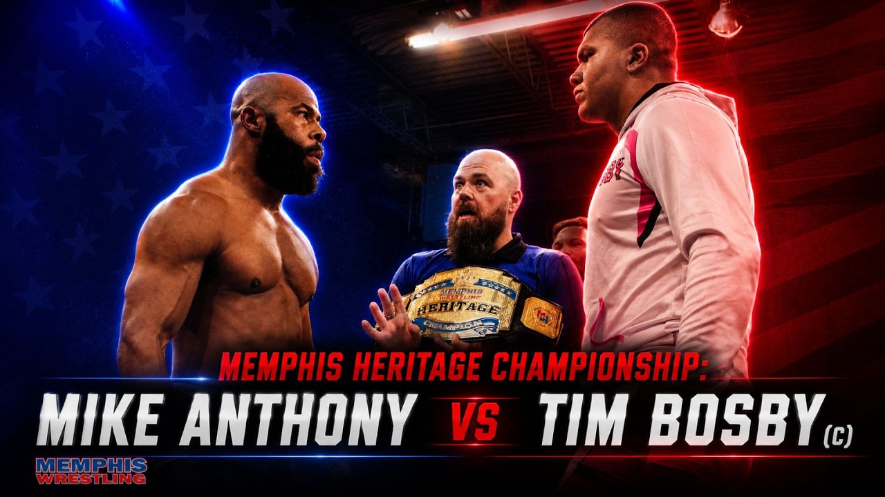 Tim Bosby (c) vs Mike Anthony | Heritage Title | Starr Spangled Showdown | MEMPHIS WRESTLING backdrop