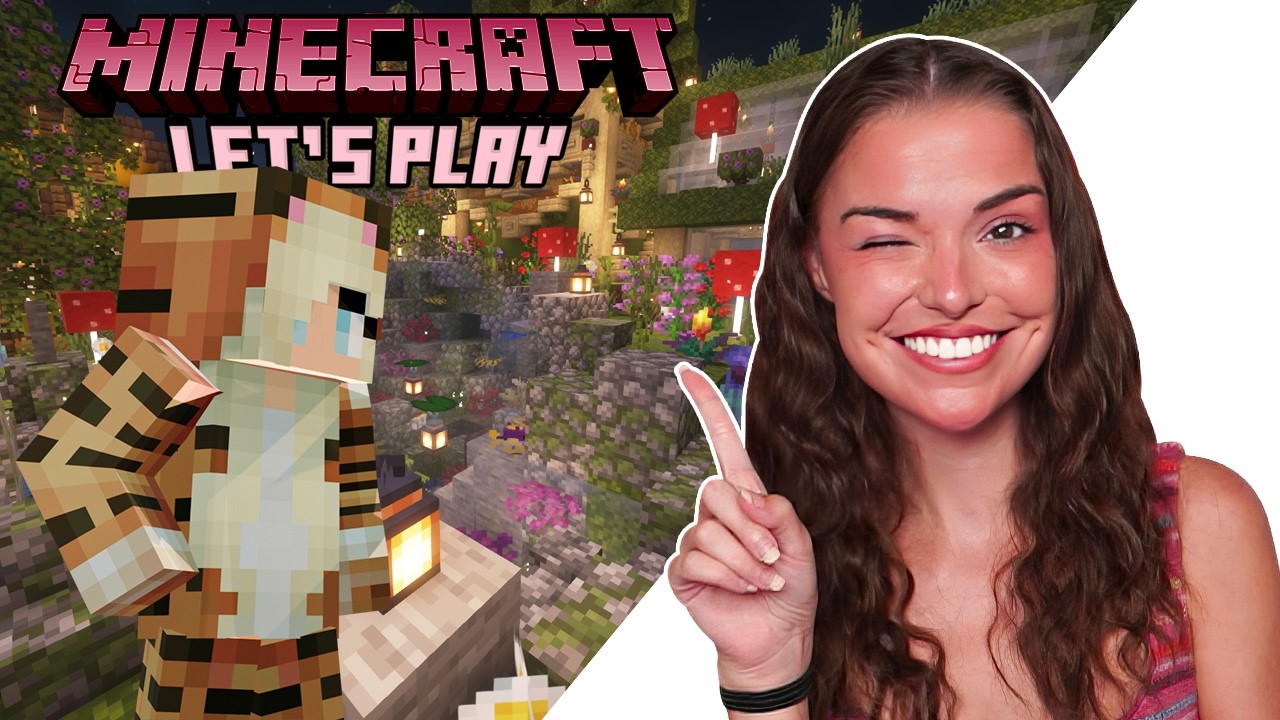 The Village Pond - Minecraft Let's Play Ep.97 background