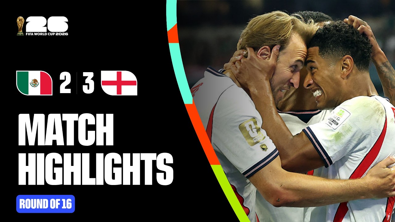 Highlights | Mexico 2-3 England | FIFA World Cup 2026™ background