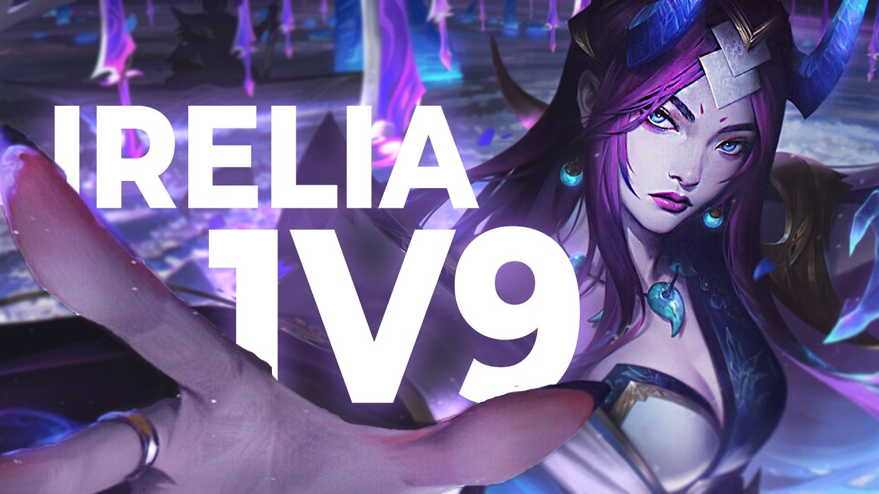 CRAZY 1V9 IRELIA VS LOCKE GAME background