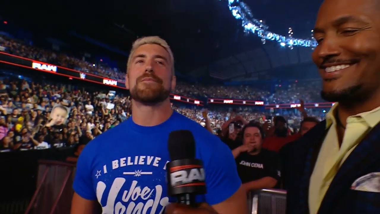 WWE RAW JOE HENDRY ENTRANCE 07/06/26 background