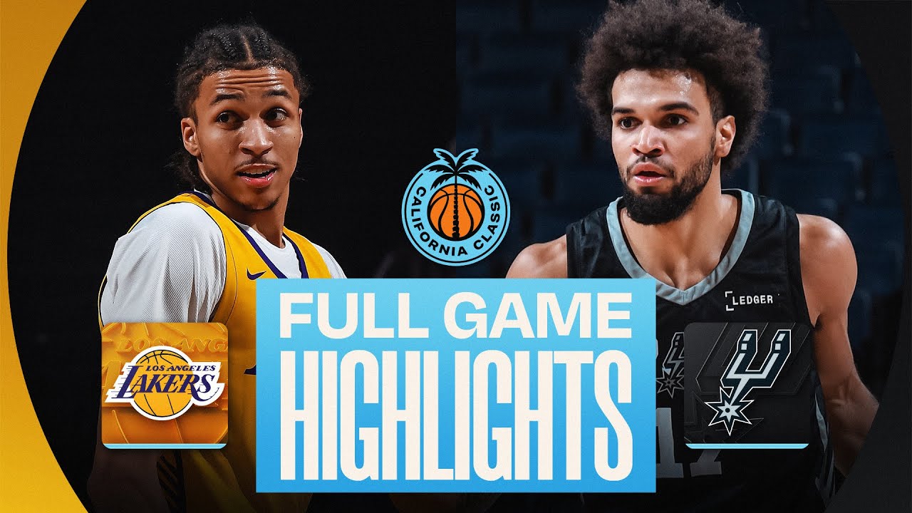 LAKERS vs SPURS | CALIFORNIA CLASSIC | FULL GAME HIGHLIGHTS | July 6, 2026 background
