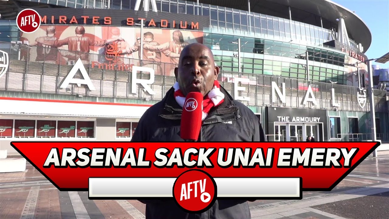 It's Official Arsenal Have Sacked Unai Emery background