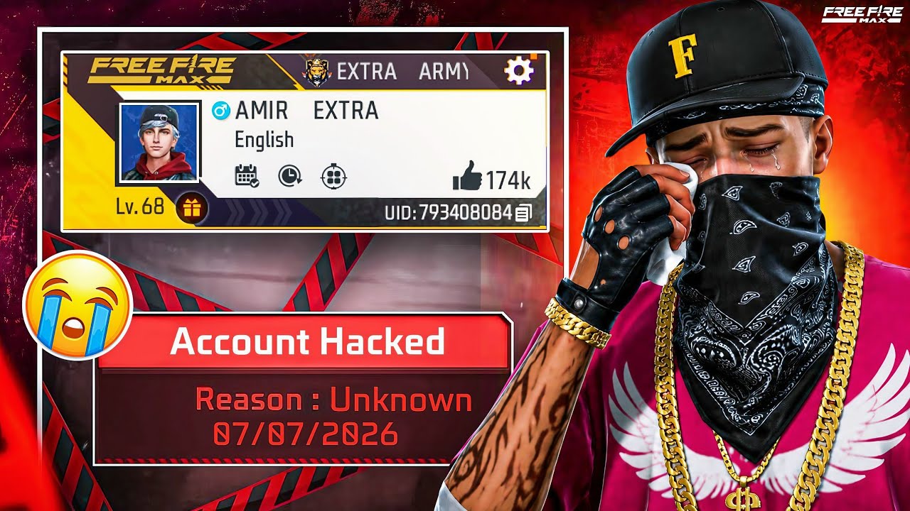 ID HACKED 🥺🥺 AMIR EXTRA KI 😱😱 #freefire #freefiremax #amirextra background