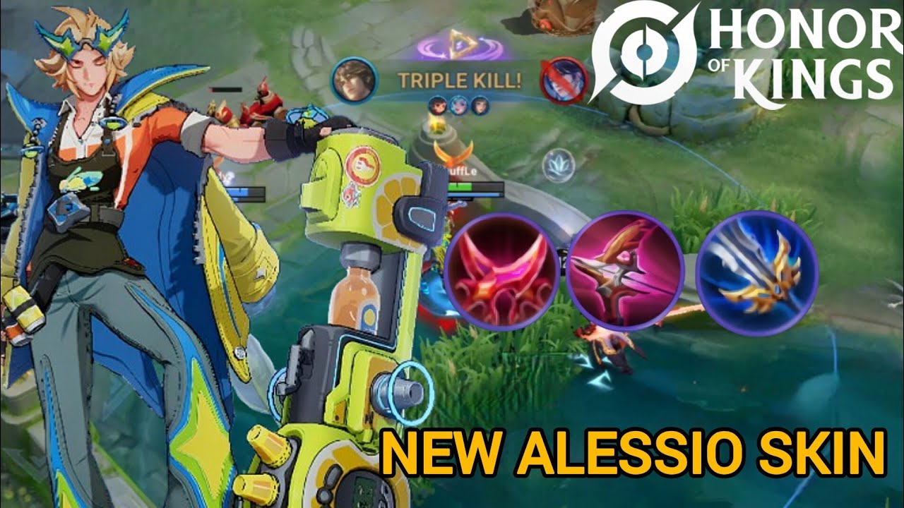 ALESSIO NEW SKIN IS VERY AWESOME | HONOR OF KINGS GAMEPLAY background