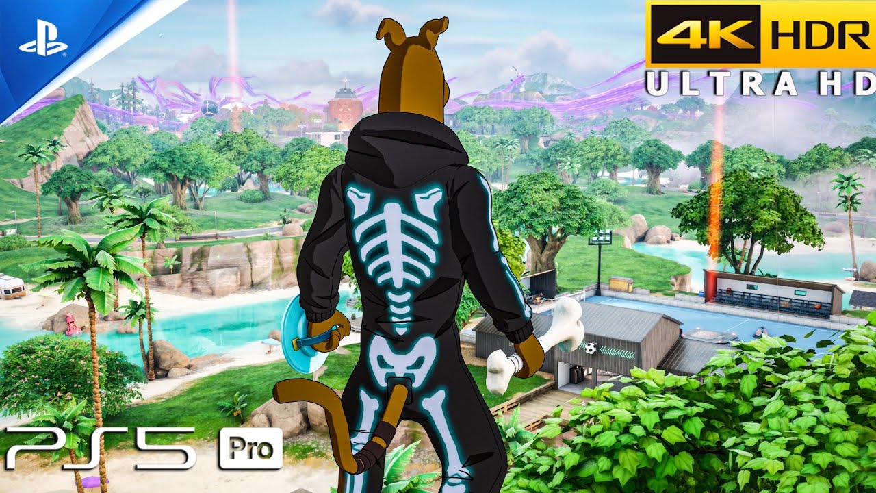 Fortnite (PS5 Pro) 4K 120FPS HDR Gameplay | Skin Scooby-Doo background