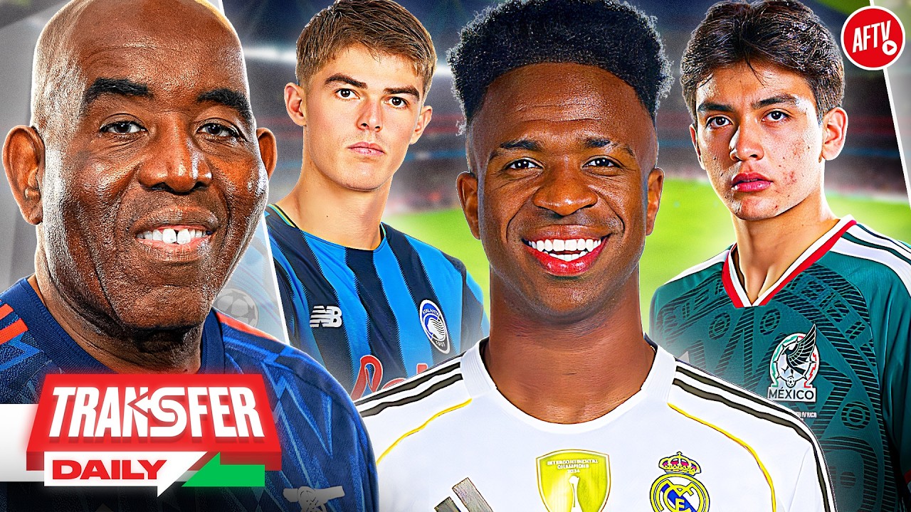 Vinicius Jr to Arsenal? Mexican Wonderkid Bid & Belgium World Cup Hero Linked! | Transfer Daily background
