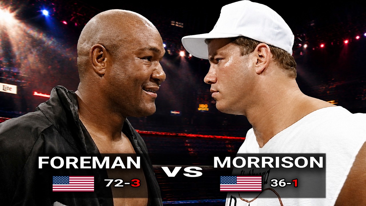 Tommy Morrison (USA) vs George Foreman (USA) | Boxing Fight Highlights HD