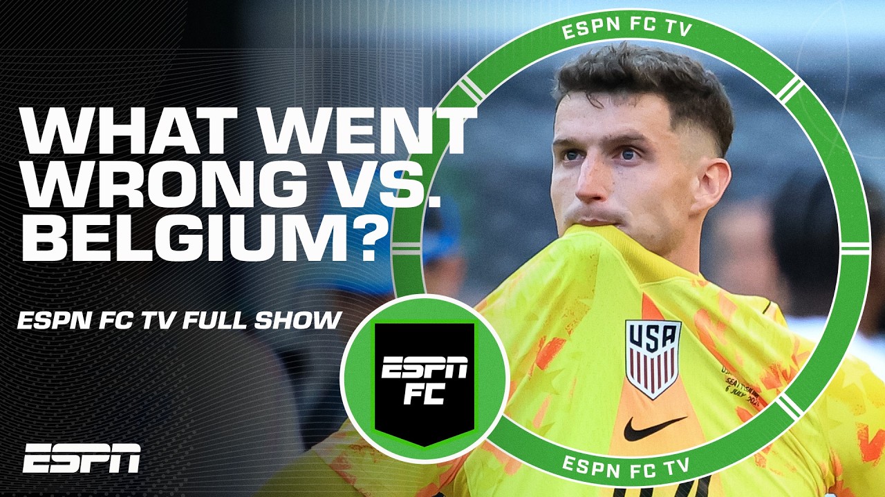 FULL REACTION to USMNT’s defeat vs. Belgium in World Cup Round of 16 | ESPN FC background
