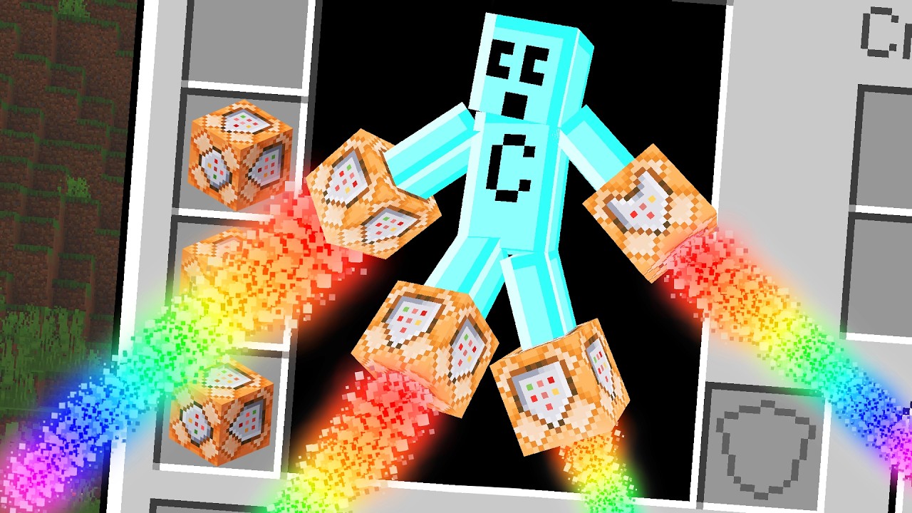 Minecraft but you can Equip Anything background