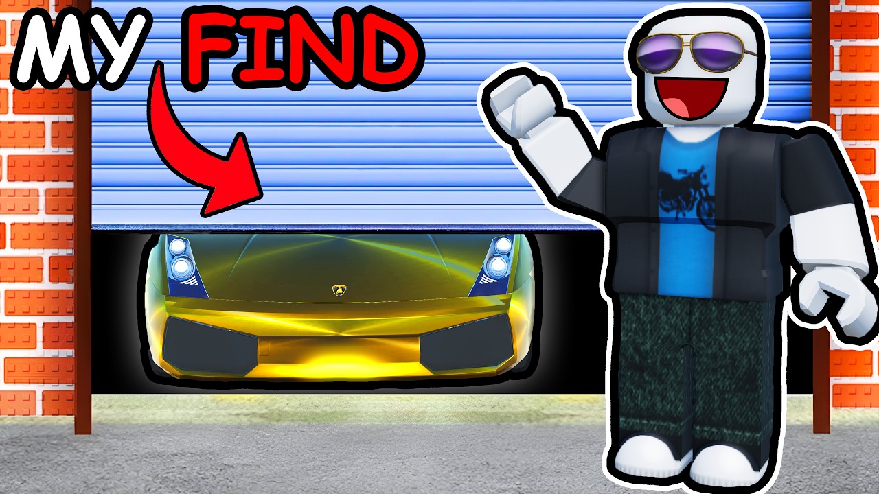 Opening STORAGE UNITS to become RICH in Roblox... background