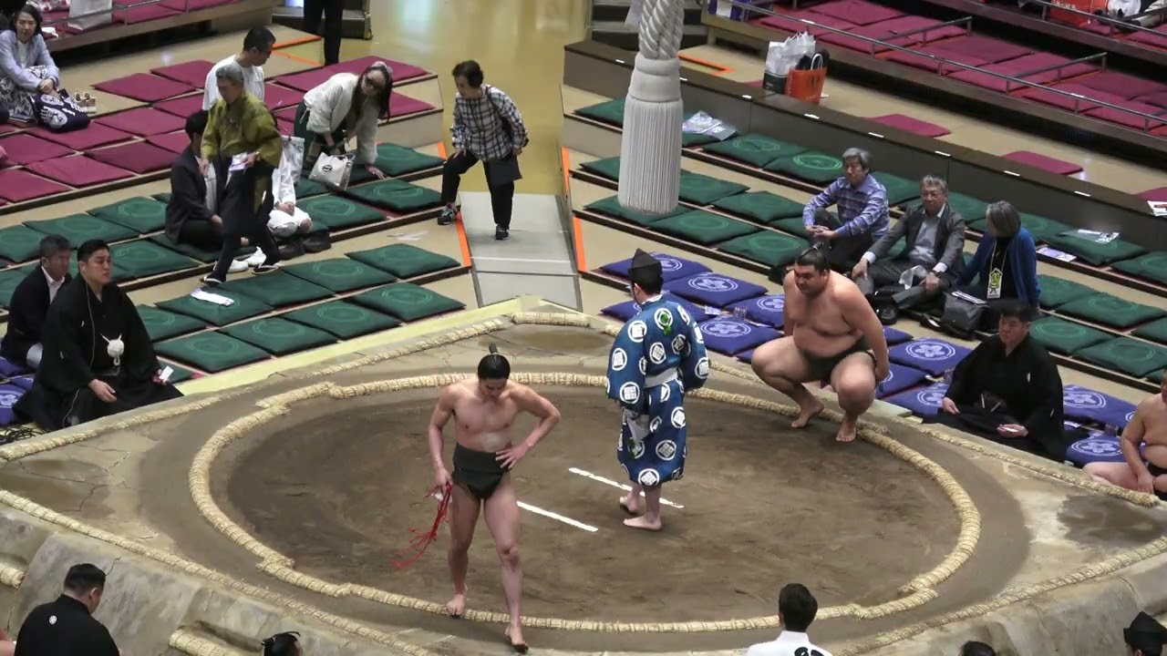 4K《三段目》琴翼×武将山 天風×峰洲山 安強羅×山藤 日向龍×隆志【大相撲令和8年5月場所】15日目 【SUMO MAY DAY15】2026/05/24 background