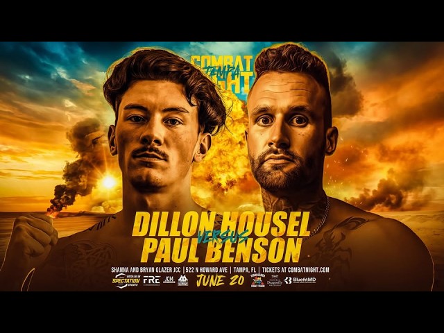 Dillon Housel vs. Paul Benson - Combat Night Tampa background