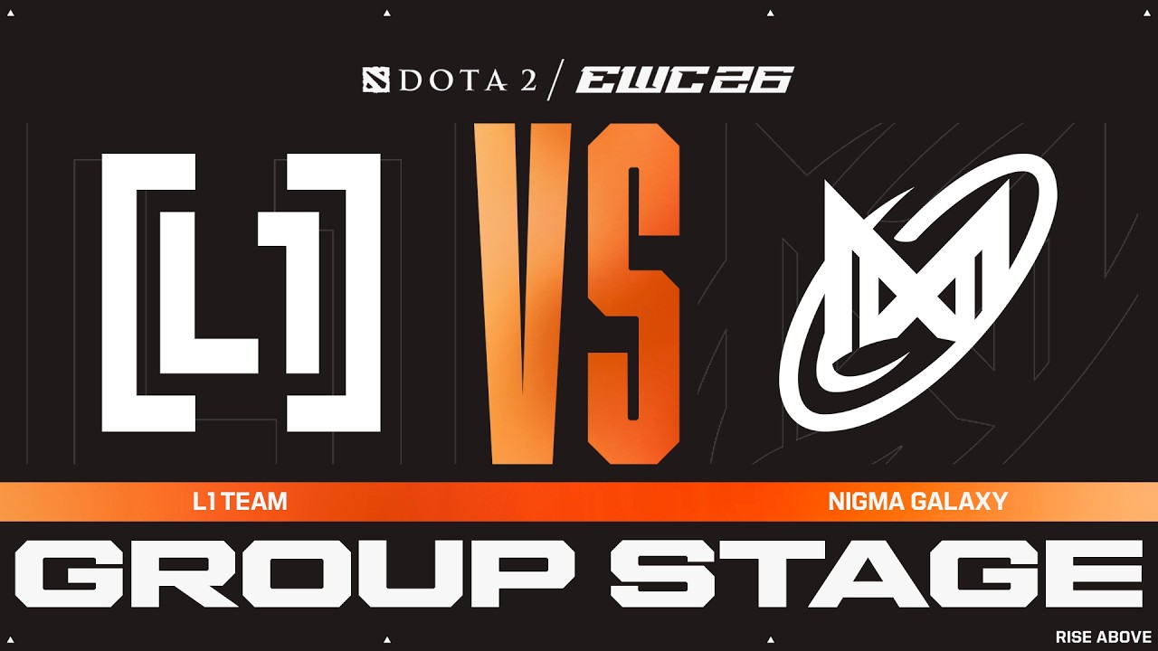 L1 TEAM vs. Nigma Galaxy | Dota 2 at EWC 26 – Group Stage – Group B - VOD background
