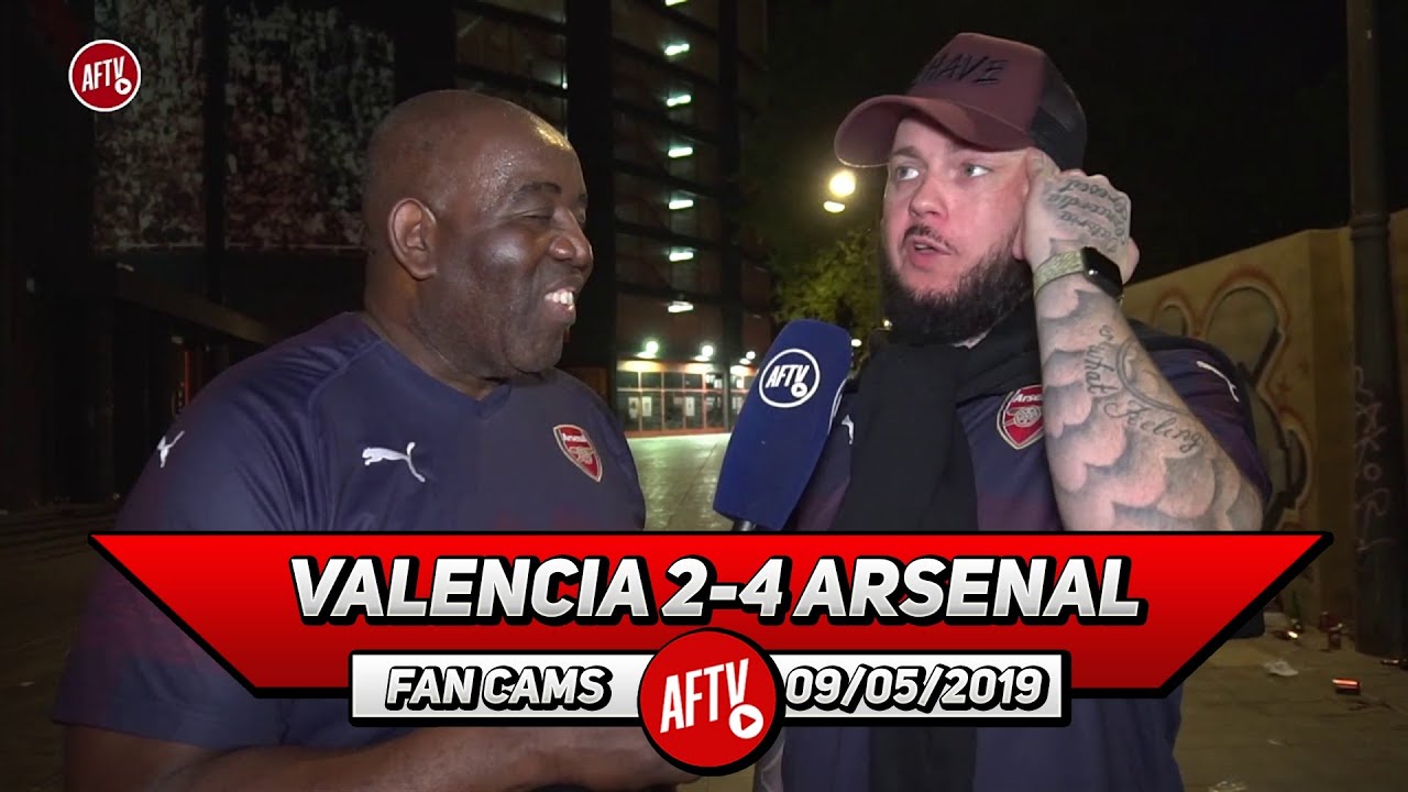 Valencia 2-4 Arsenal | Bring Them On, We Don't Fear Chelsea In The Final! (DT) background
