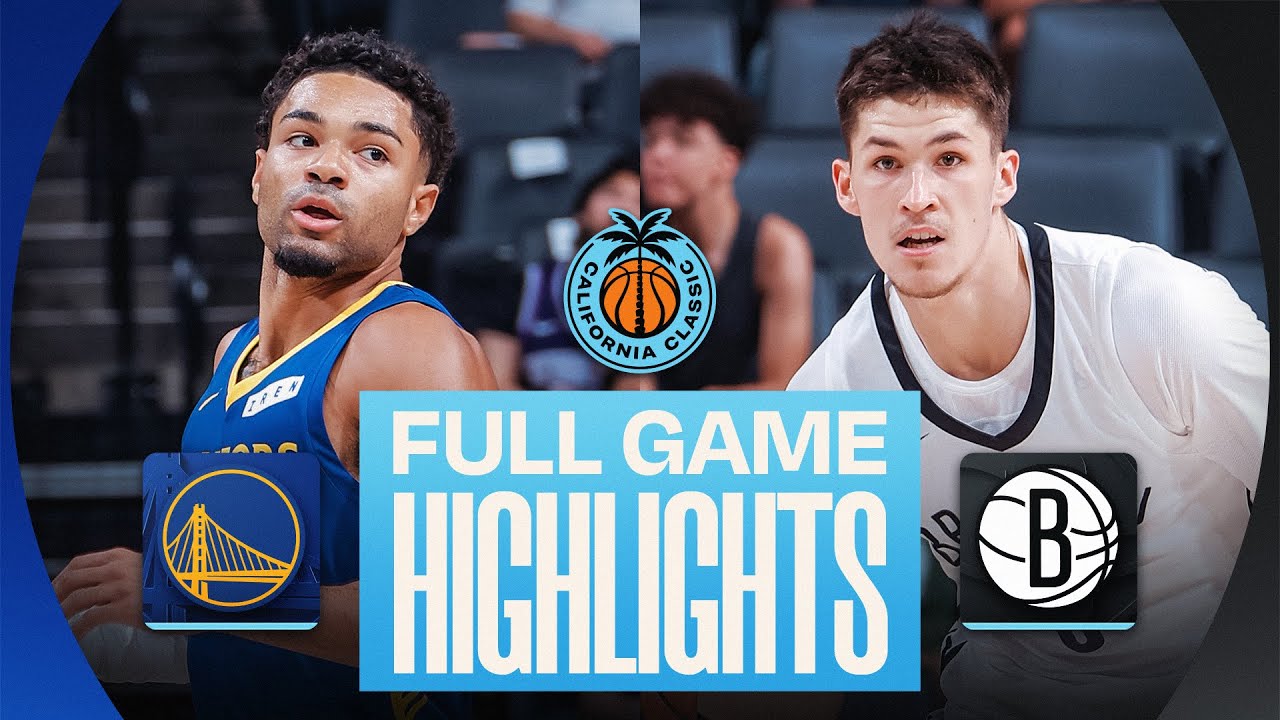 WARRIORS BLUE vs NETS | CALIFORNIA CLASSIC | FULL GAME HIGHLIGHTS | July 6, 2026 background