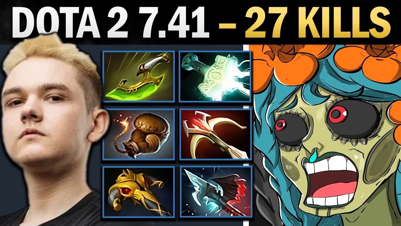 Muerta Dota 2 7.41 with 27 Kills and 1000 GPM - Dota 2 Gameplay background