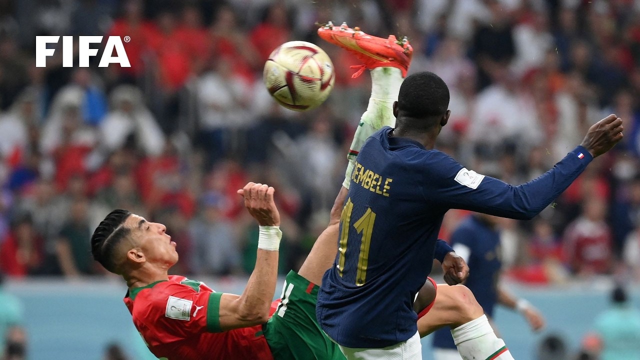 World Cup Rematch: France 2-0 Morocco | 2022 Semi-Final background