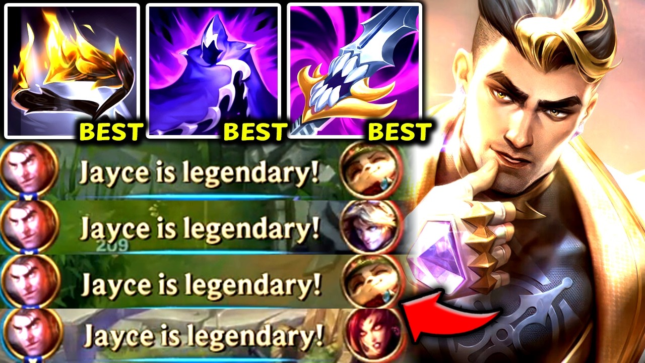 JAYCE TOP IS PERFECT TO 1V5 & CLIMB TO HIGH-ELO! (1V5 BEAST) - 2026 Jayce TOP Gameplay Guide background