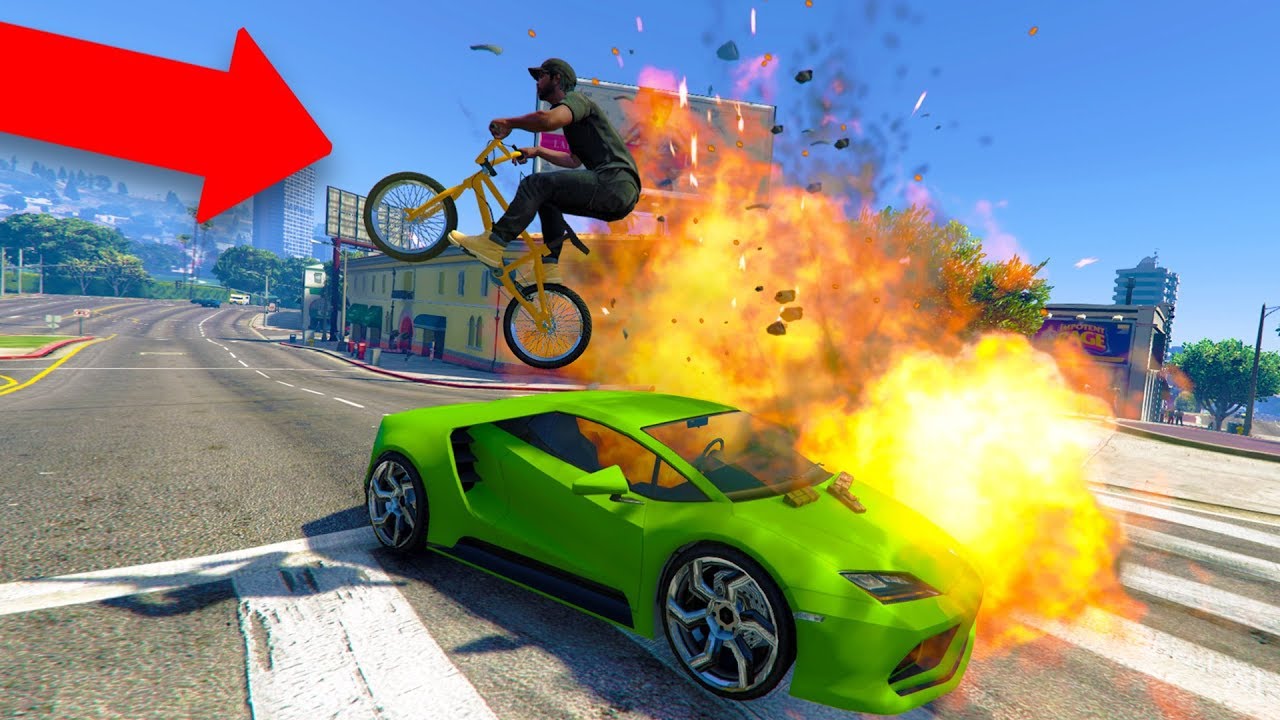 EXTREME BMX BIKE PARKOUR! *FUNNY!* | GTA 5 THUG LIFE #226 background